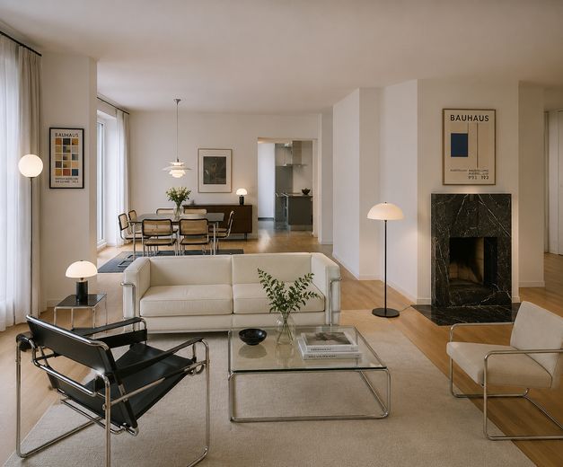 Casa dentro de una casa en Kleinmachnow – residencia ajardinada de 275 m² – Wohnbereich Erdgeschoss