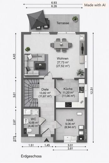 High-quality semi-detached houses on Kümmelsberg – first occupancy from February 2027 – Photo 11