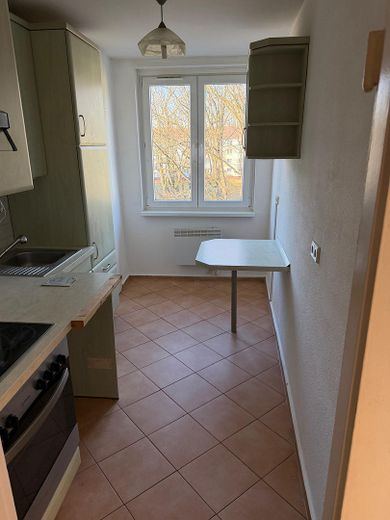 Helle unvermietete 2-Zimmer Eigentumswohnung mit Südbalkon, Privatverkauf – Küche