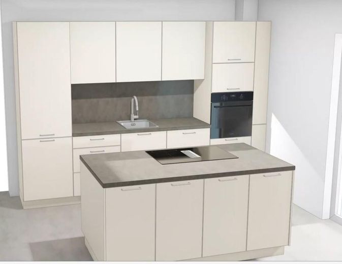 VERMIETET- TOP 3-Zi-NB Whg mit EBK (98 m²) KfW 40 sehr hell mit großem Balkon, in Top-Lage – Küche (in Planung)