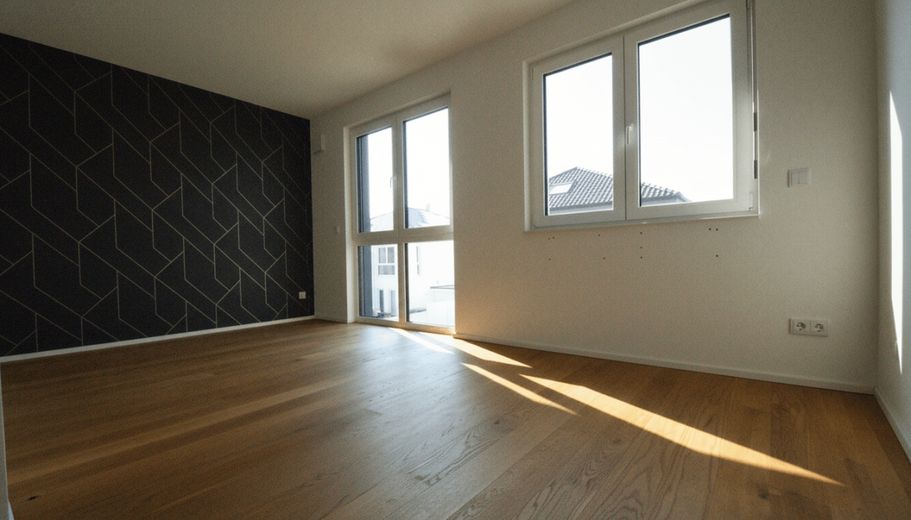 WRS Immobilien - Niederdorfelden - casa a schiera di testa come nuova con buone dotazioni + garage – Schlafzimmer