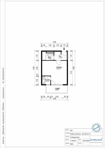 Möblierte, helle 1-Zimmer-Wohnung mit Südloggia in absolut ruhiger und dennoch zentraler Lage! – Foto 16