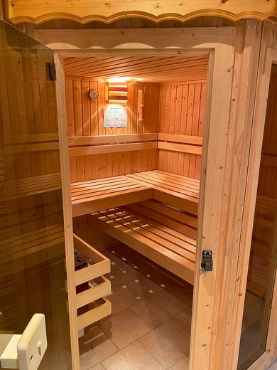 Wellness included: Detached single-family house with sauna in Erfurt-Stotternheim – Private Sauna