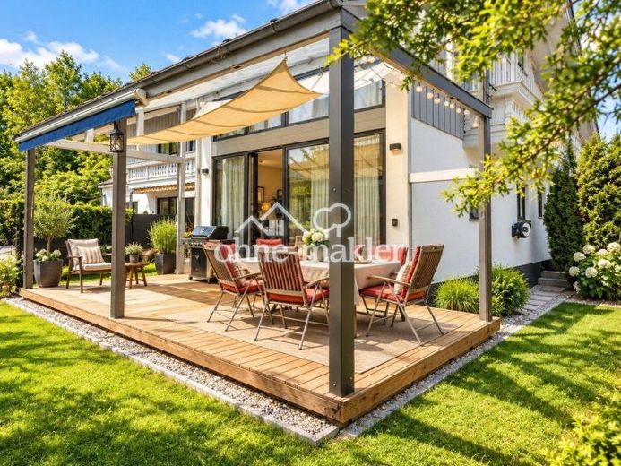 Provisionsfrei: 261 m² Doppelhaushälfte mit Loft-Charakter, Doppelgarage und Südwest-Terrasse – Foto 1