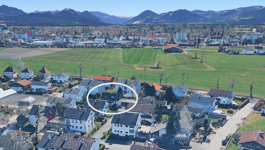 Posizione da sogno Rosenheim-Fürstätt: in 8 min in bici alla stazione – Panoramaansicht