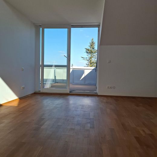 schöne lichtdurchflutete Dachterrassenwohnung in Germering, 3 Zi – provisionsfrei – Blick auf Ostloggia 
