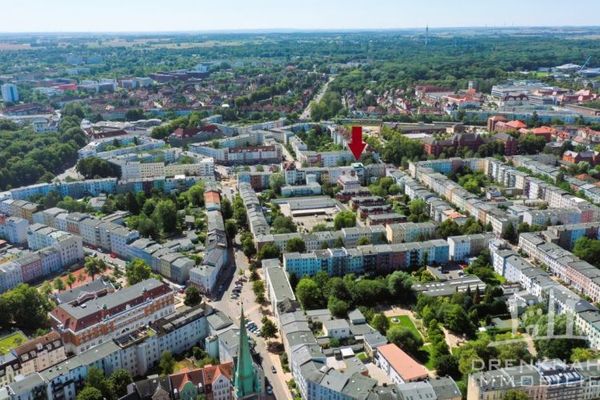 Möbliertes Appartement in Rostocker KTV (Ulmencampus) - Terrasse, Abstellkammer, Stellplatz
