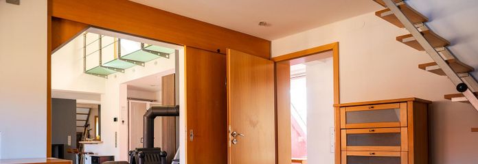 Blick aus dem Schlafzimmer