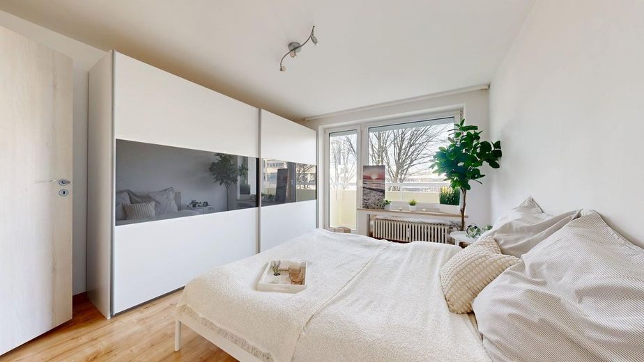 3 Zimmer Wohnung in Haar – ideal für Paare & kleine Familien – Zimmer 1 Bild 1