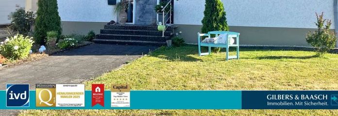 Longuich: Großes Einfamilienhaus mit Garten, Garage und Keller in schöner Wohnlage