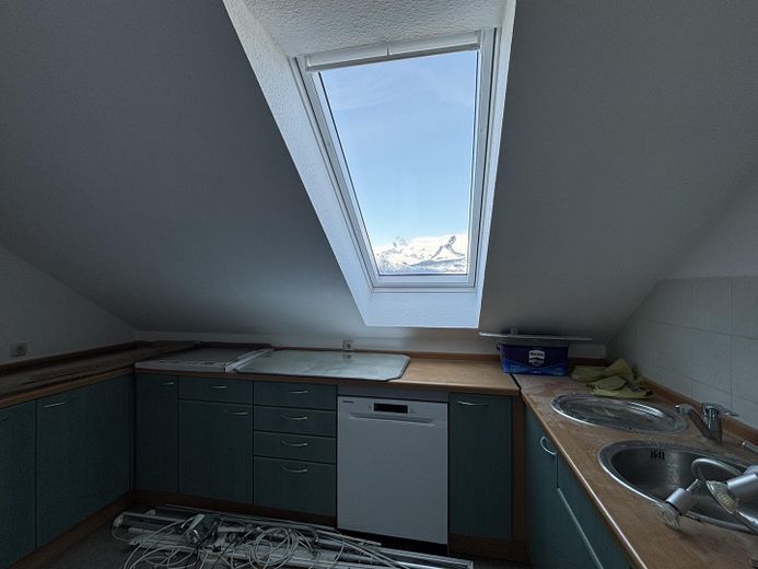 Einbauküche Dachfenster