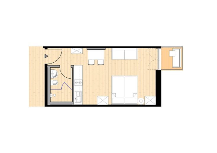 Neubau: vollmöblierte Businessapartments mit Panoramablick – 152 Apartment 2