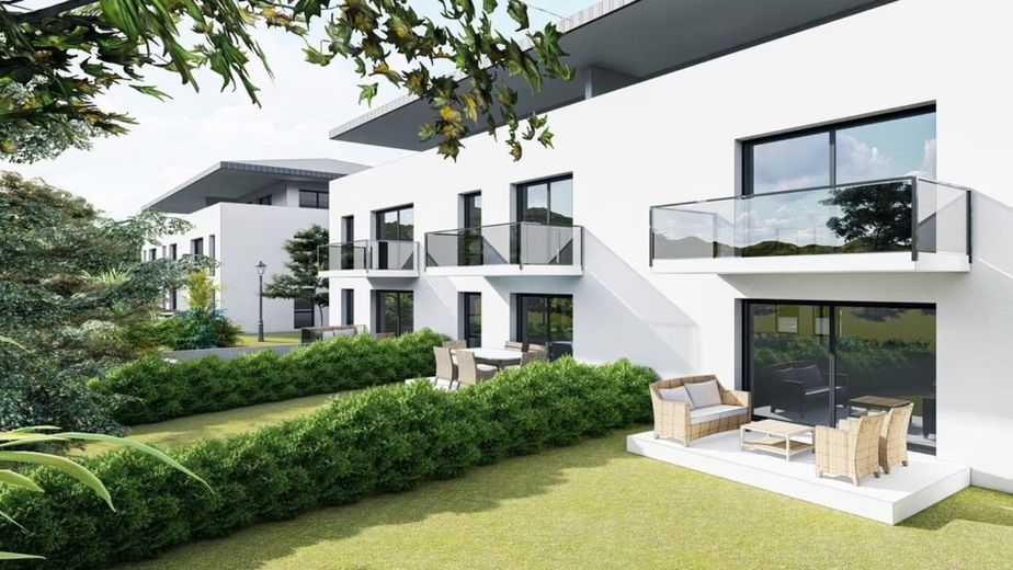 Ideal für Paare 50+ - 2-Zi Wohnung m. Garten - KFW 40 NH – Visualisierung