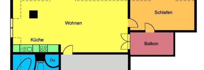 Charmante und individuelle Wohnung mit Balkon in der Mansarde!
