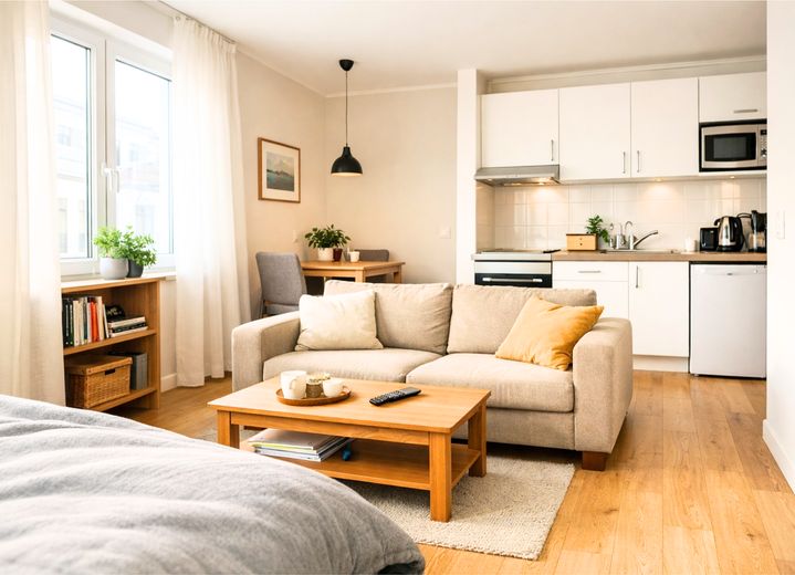 Wohn- und Kochbereich