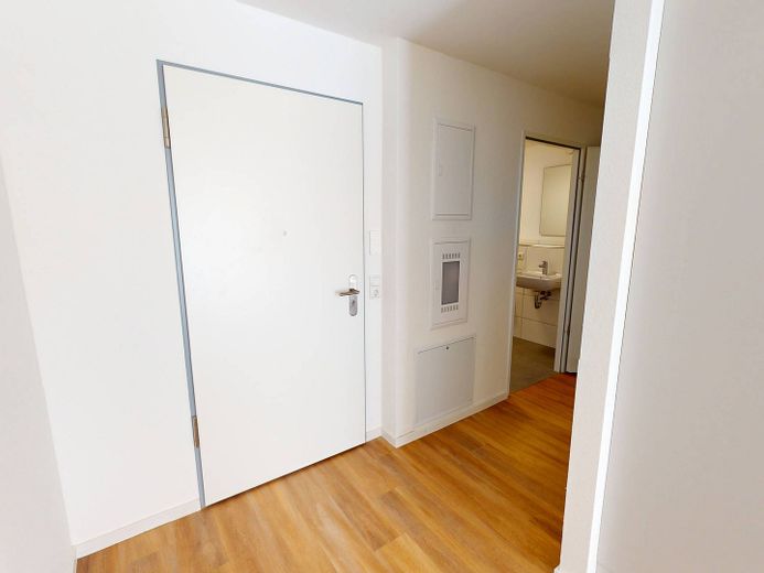 Helle 2-Zi.-Neubauwohnung mit EBK, BALKON, Fußbodenheizung uvm. – Eingangsbereich
