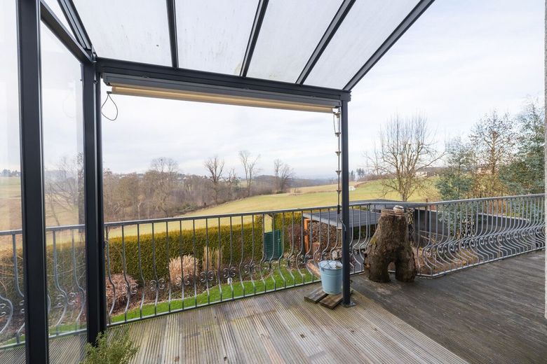 Einfamilienhaus mit Einliegerwohnung, Doppelgarage und Garten. Willkommen in Horhausen! – Weitblick vom Balkon Erdgeschoss