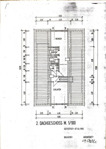 Grundriss Bühne