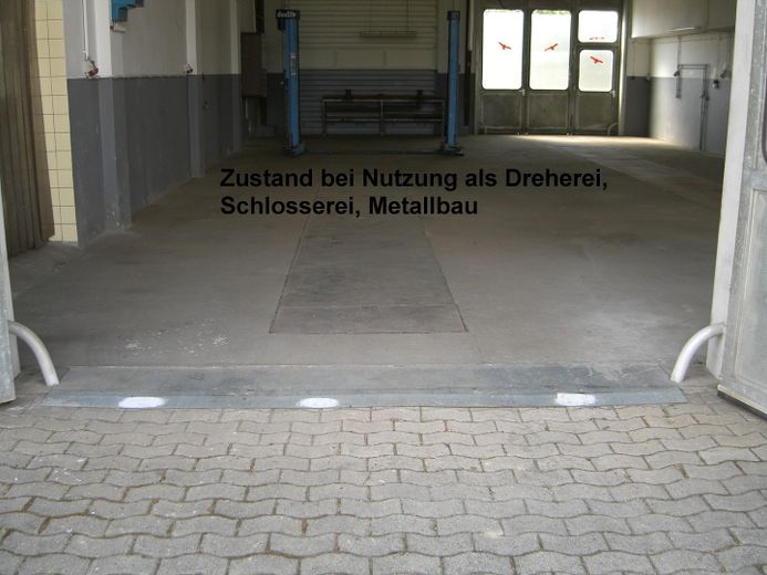 Gewerbeobjekt mit großer Freifläche in Minden – Gruben ebenerdig abgedeckt