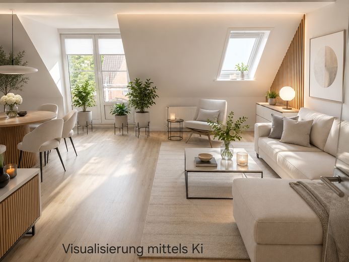De particulier : appartement moderne, libre, très bien entretenu, de 2 pièces, en copropriété sur 2 niveaux, dernier étage à Marienthal – Photo 5