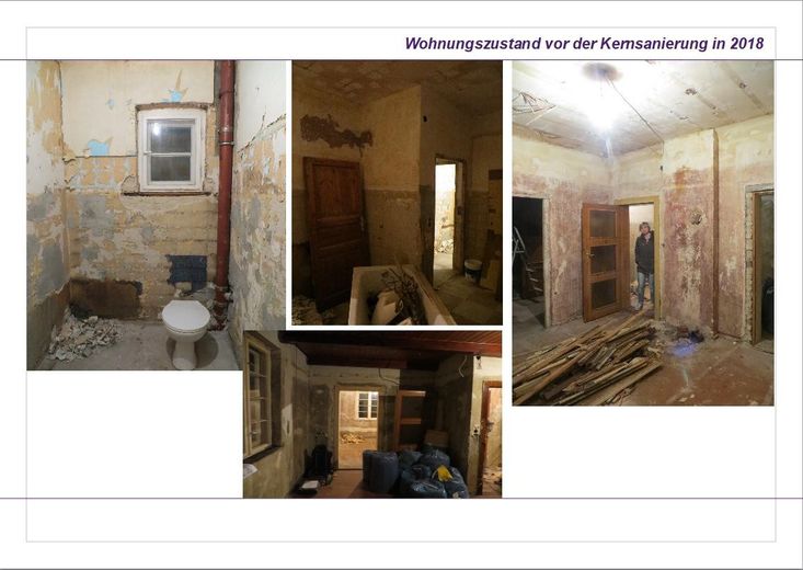 شقة من 4 غرف: للسكن في موقع أخضر أو للتأجير بعائد جيد! – Wohnung vor der Kernsanierung