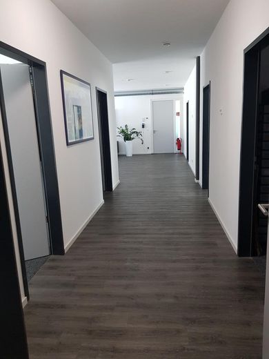 Flur zu den Büros