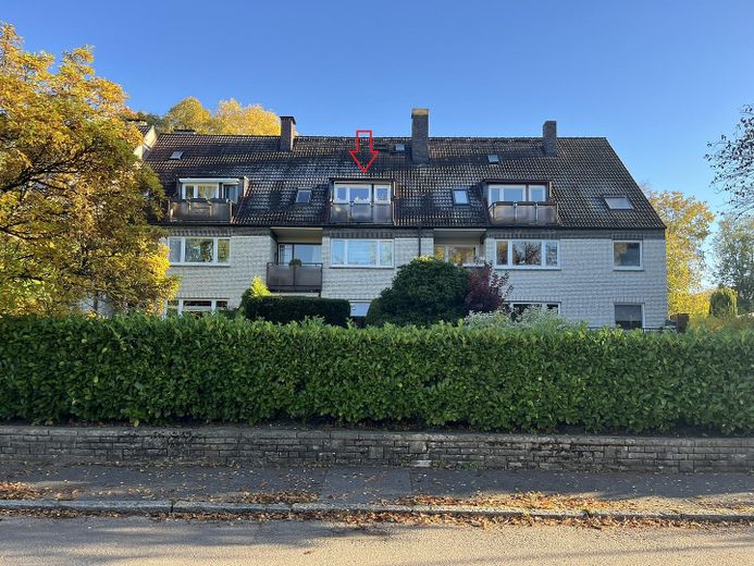 Hausansicht Sackgasse