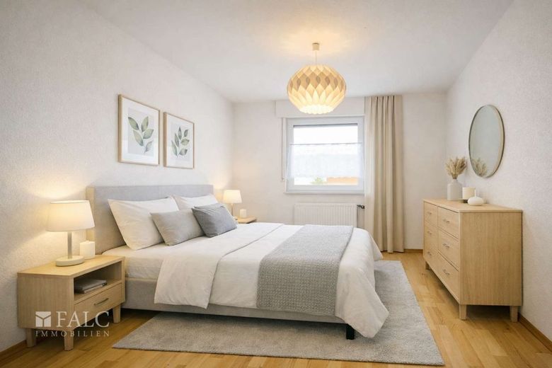Charmantes Reihenmittelhaus in attraktiver Lage in Köln-Meschenich! – Schlafzimmer_Digital eingerichtet