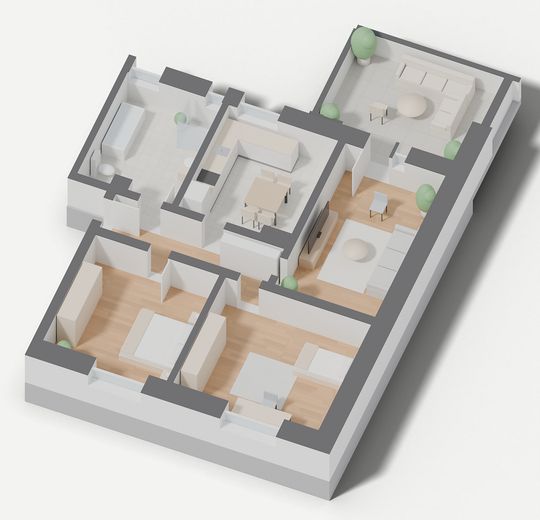 Familien 3-Zi.-Terrasse + Provisionsfrei + große Wohnküche im EG, Bochum-Altenbochum – Foto 6