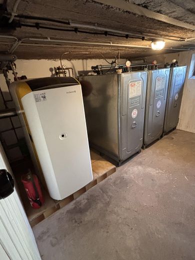 Ölheizung mit 3.000 Liter Tank