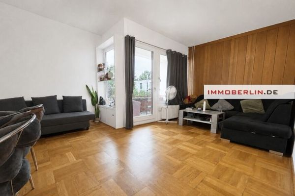 IMMOBERLIN.DE - ¡Tranquila ubicación! Luminoso apartamento con balcón junto al Jardín Botánico de Dahlem