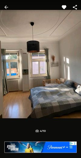 Ampio appartamento d’epoca di 3 locali con charme nel centro di Neu-Ulm – Schlafzimmer