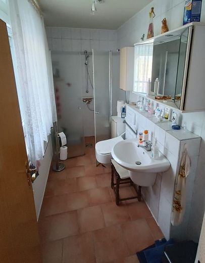 Einfamilienhaus mit Garage, 2000m² Grundstück, Stall, Werkstatt – ebenerdiges Duschbad