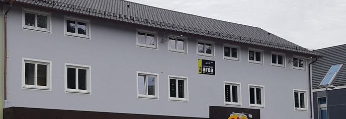 Große Schaufensterfront
