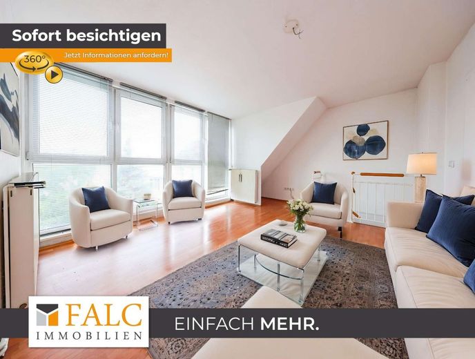 Über den Dächern Berlins: 3-Zimmer-Maisonette mit Südwest-Terrasse - sofort frei! – Titelbild