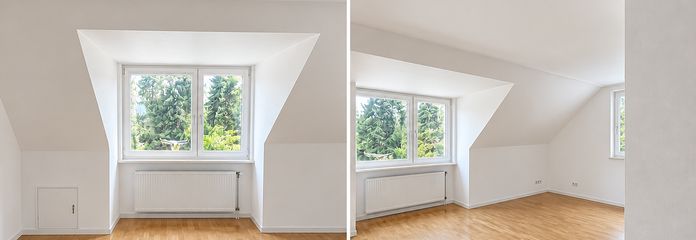 Appartamento di 2 locali a Düsseldorf-Unterbach con cucina componibile in zona tranquilla