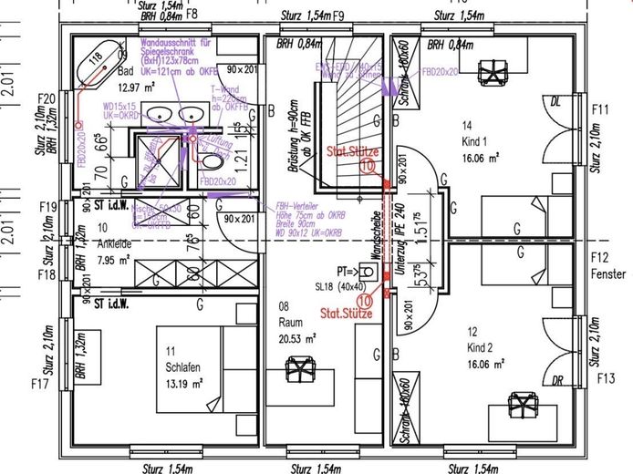 Chiemsee yakınlarında köy konumunda modern ahşap ev – Obergeschoss