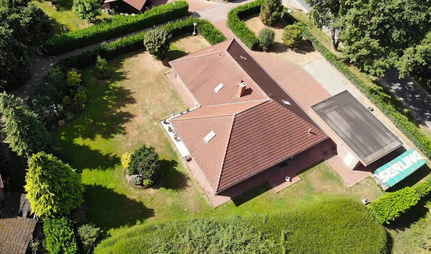 +++Provisionsfrei+++Wachendorf- flexibler  Bungalow aus 2005  zu verkaufen – Luftbild