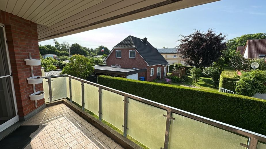 Blick vom Balkon