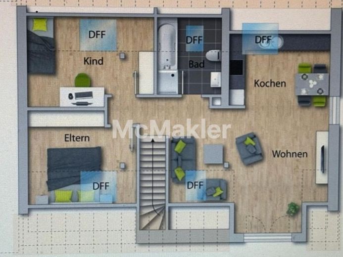 Kapitalanleger aufgepasst - 5,8% Rendite - DG Wohnung im schönen Reutern bei Welden – Foto 1