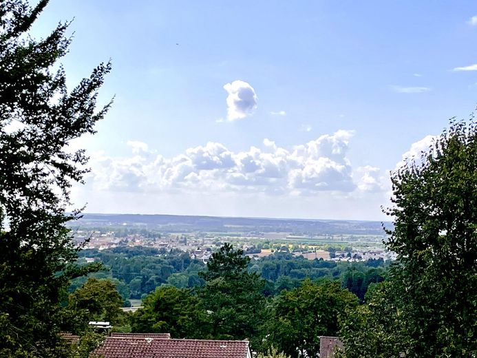 Blick aus dem Wohnzimmer