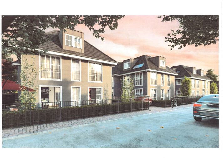 Hausfront Grafik-Darstellung