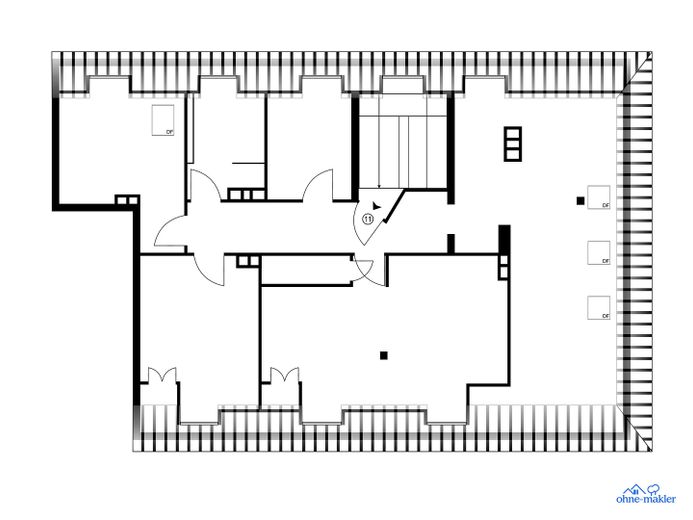 4 odalı eski yapı dairesi, 110 m², yeni yenilenmiş, yeni ankastre mutfak ve ortak bahçe – Fotoğraf 9