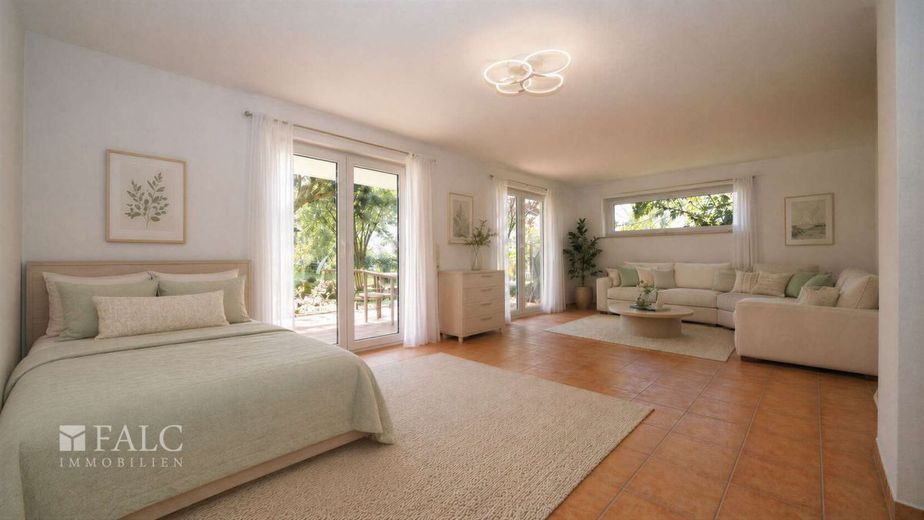 Elegant mit viel Platz - FALC Immobilien – Platz für Gäste im Souterrain