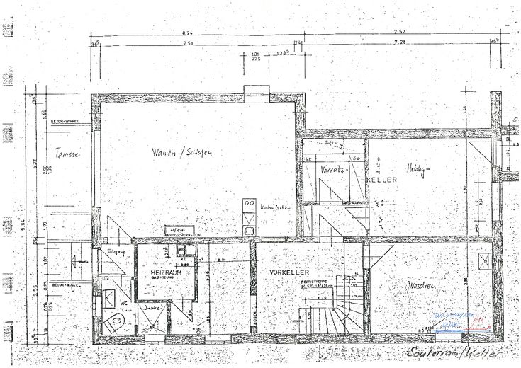 Wald, Stadtnähe und viel Platz in Hamburg-Hausbruch – Souterrain / Keller