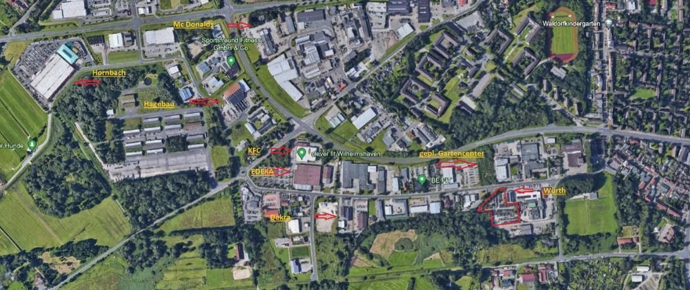 Gewerbegrundstück mit Altbestand / Lagerhallen und Bürogebäude zu verkaufen – Bild 1