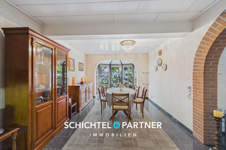 Achim-Zentrum| Freistehendes Ein-  Zweifamilienhaus mit Garten – S&amp;P | Esszimmer