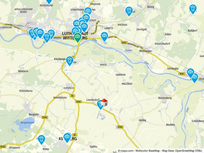 Einfamilienhaus in Rackith. Viel Platz für Familie, Garten, Tierhaltung &amp; individuelle Gestaltung – Kartenausschnitt
