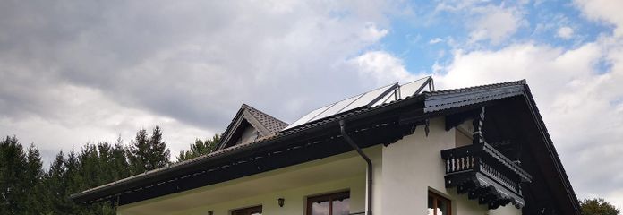Appartamento al piano terra con 3 stanze in affitto a Surberg – Aussenansicht