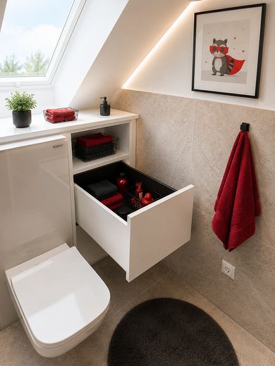 Architektur trifft Lebensqualität – Ihr exklusives Penthouse in Brunnthal/OT Faistenhaar – Kinderbad 1